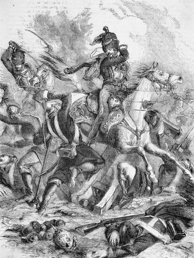Detail of Illustration of the Light Brigade Battle by Anonymous