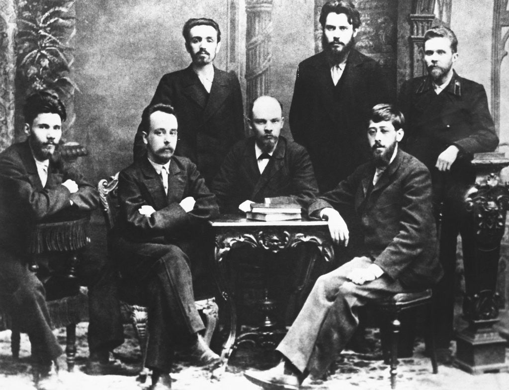 Detail of Lenin and St. Petersburg League by Anonymous
