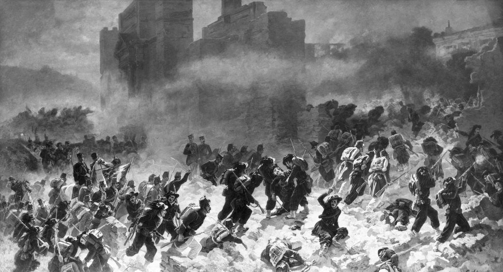 Detail of Revolutionary Forces Capturing Rome by Anonymous