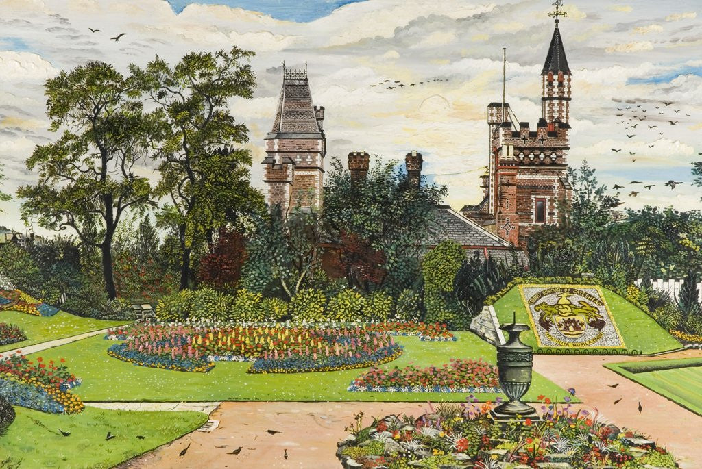 Detail of Saltwell Towers by Dennis Barrass