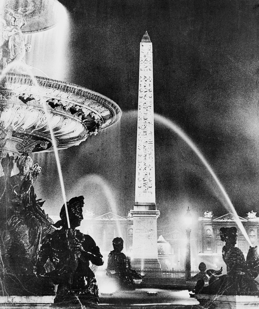 Detail of Place de la Concorde by Anonymous