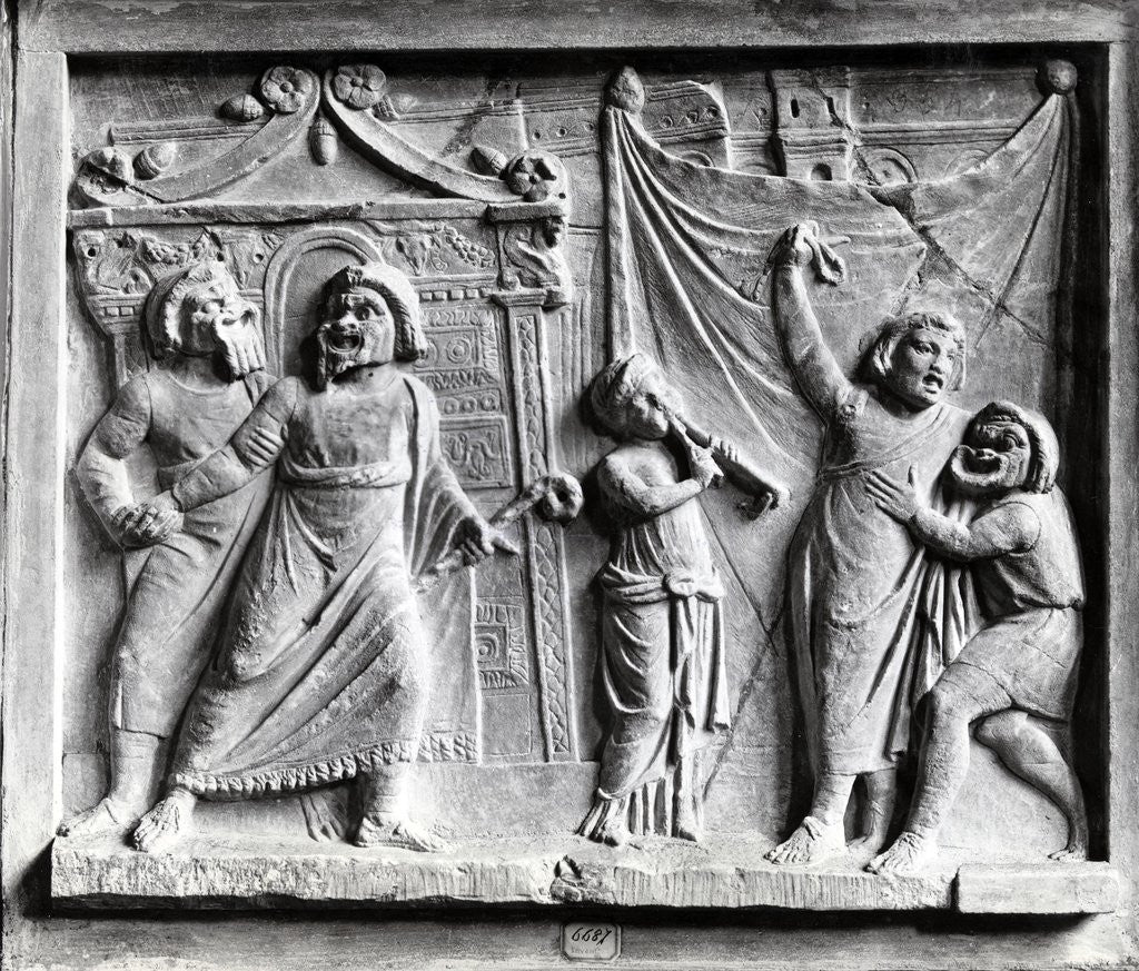 Relief from Pompeii by Corbis