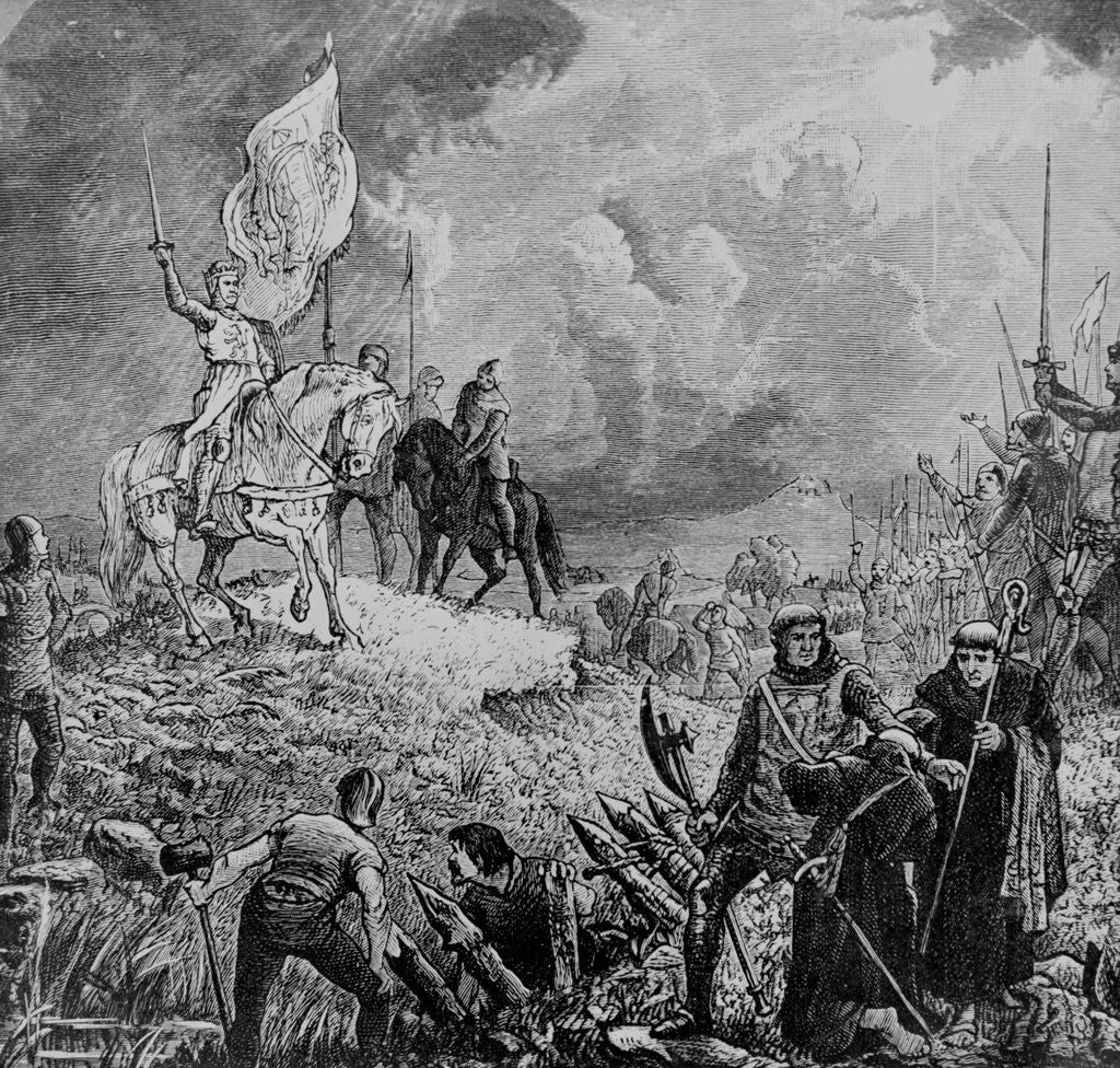 Detail of Robert Bruce Advancing His Troops by Anonymous