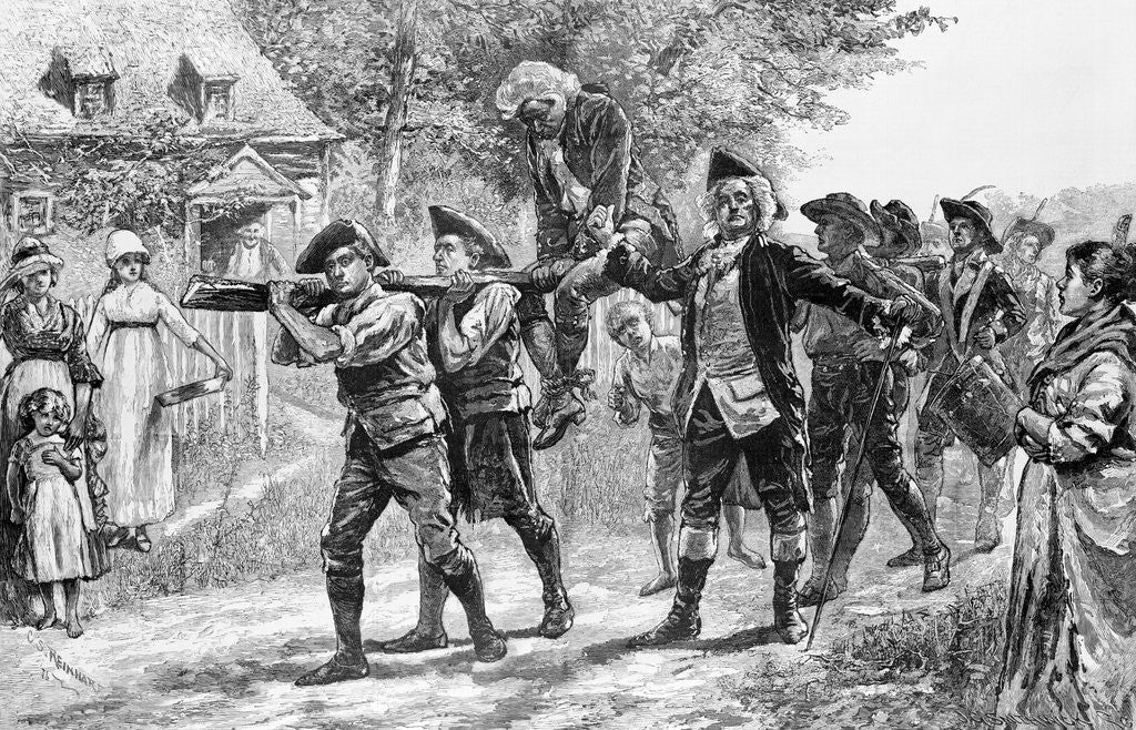 Detail of Men Carrying Prisoner by Anonymous