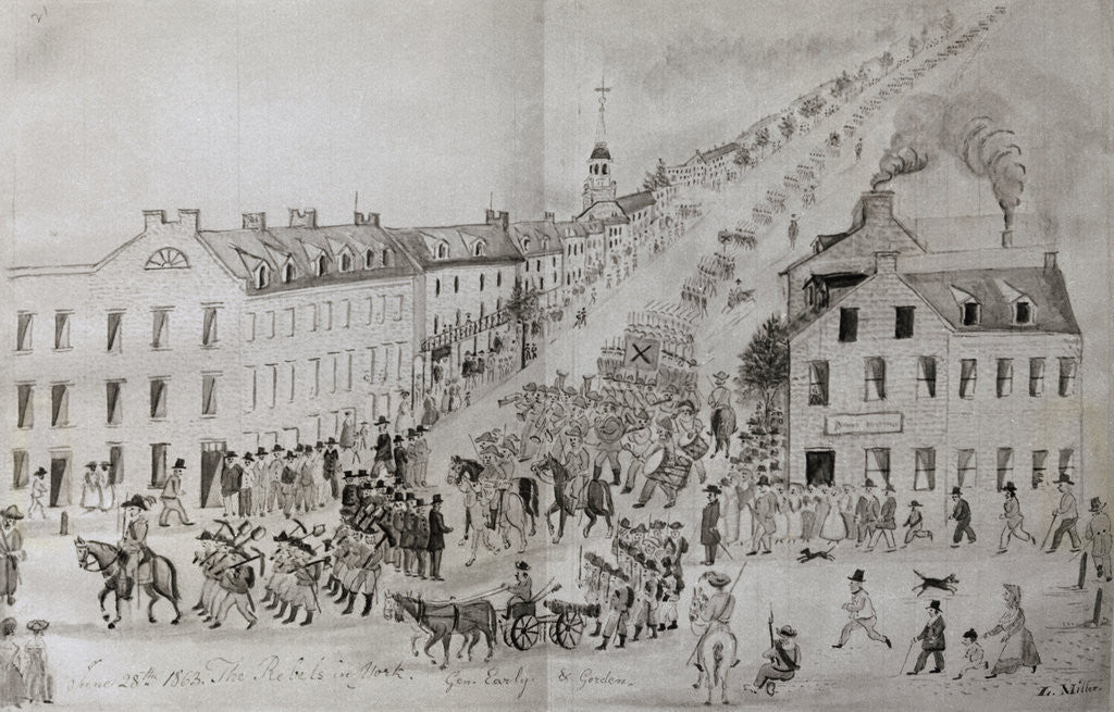 Detail of Confederate Army Before Battle of Gettysburg by Anonymous