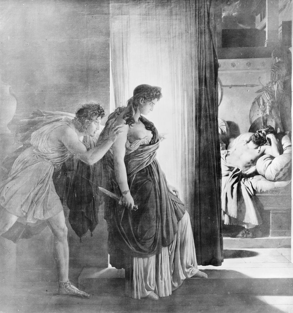 Detail of Clytemnestra Killing Her Husband by Anonymous