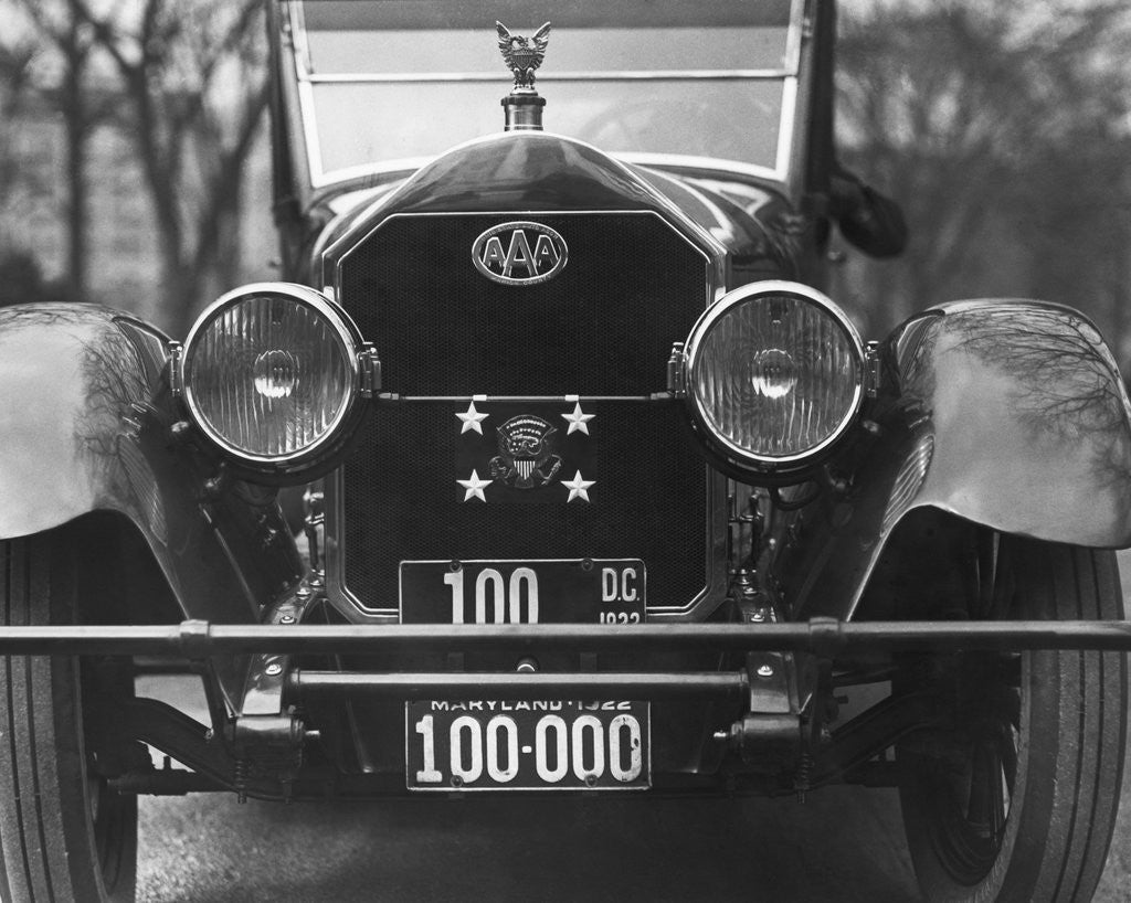 Detail of President Harding's Automobile by Corbis