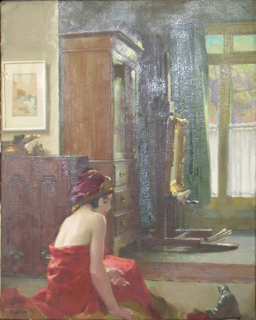 Detail of The Artist's Studio by James Clark