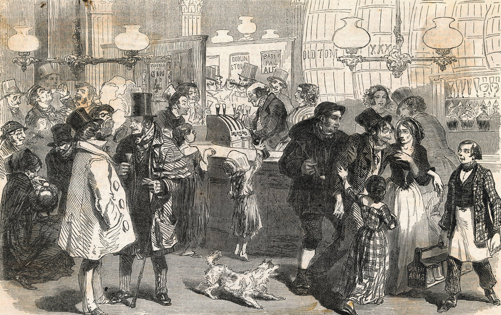 Detail of Victorian English Pub by Anonymous