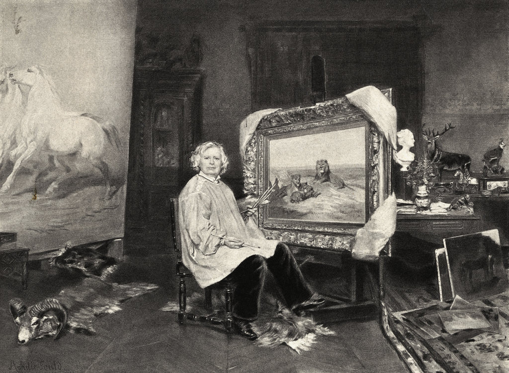 Detail of Painter Rosa Bonheur by Anonymous