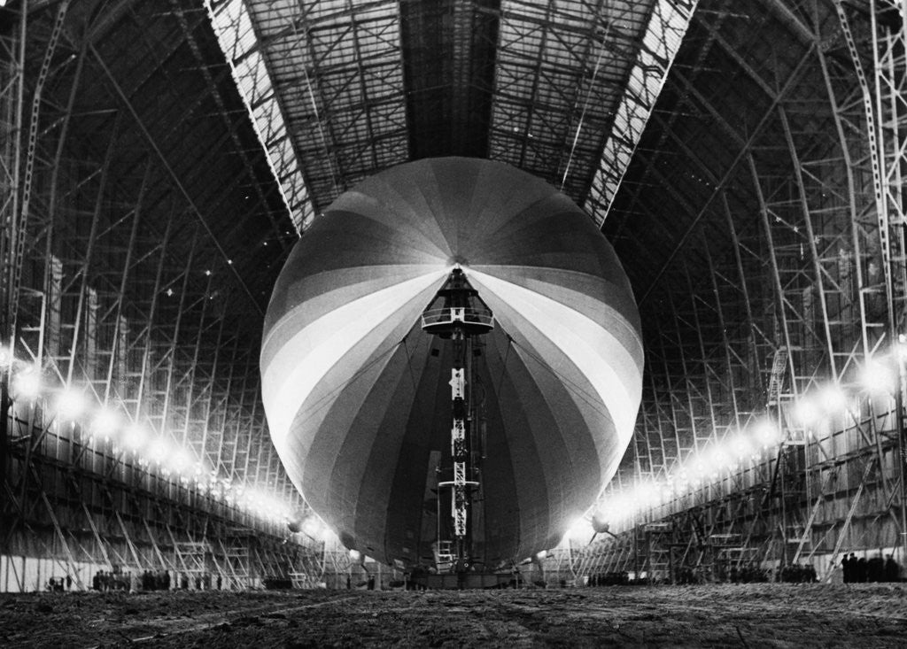 Detail of Observers at Hindenburg Hangar by Anonymous