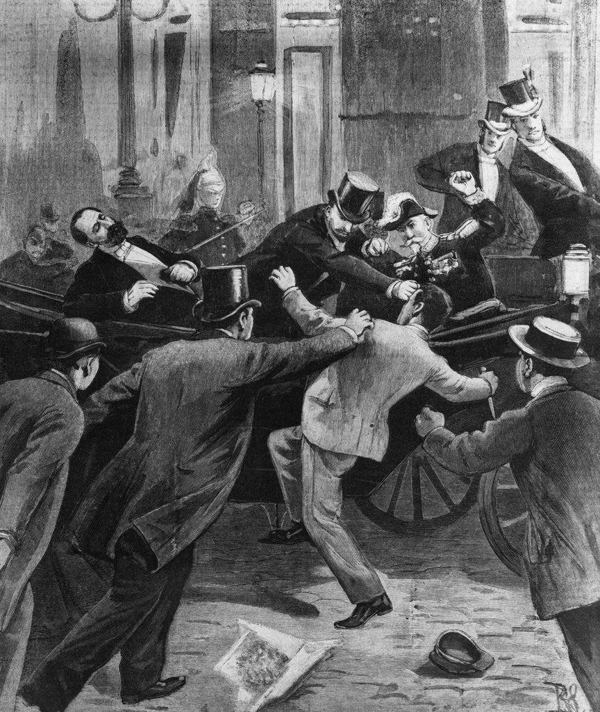 Detail of Assassination of French President by Corbis