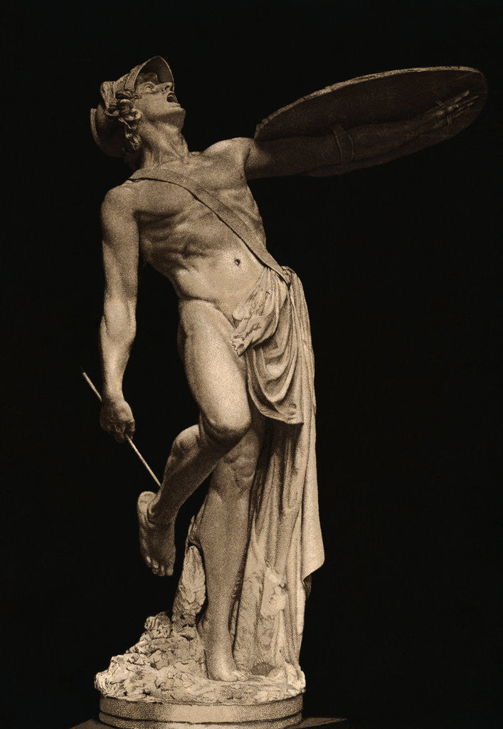 Detail of Achilles Wounded with Arrow by Corbis