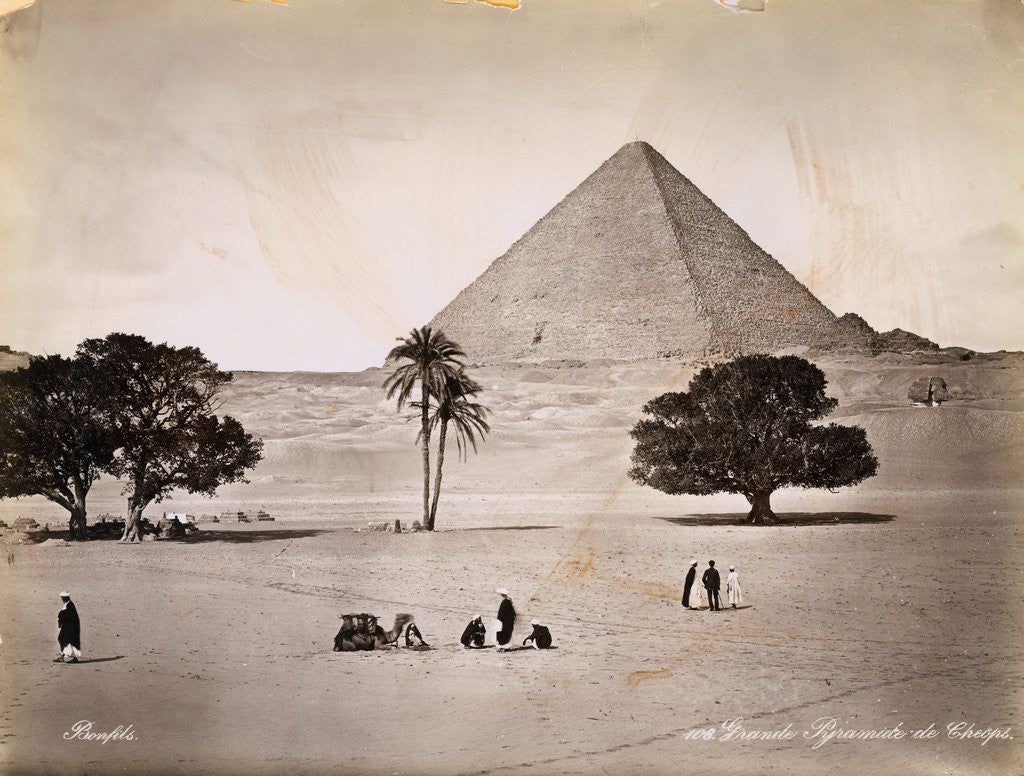 Detail of Cheops Pyramid by Anonymous