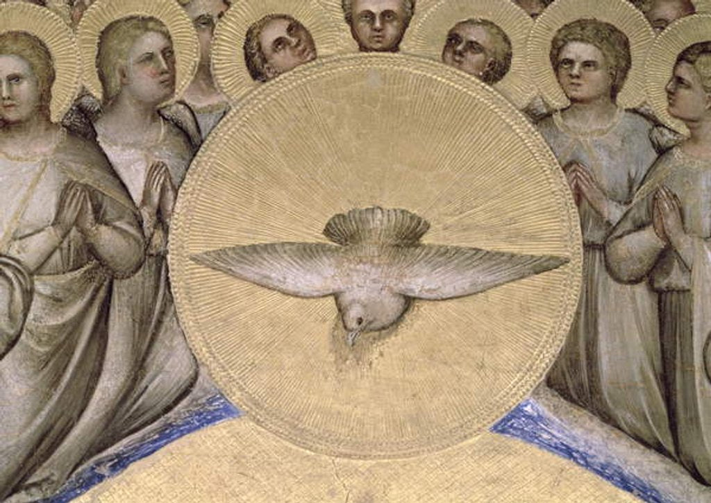 Detail of The Dove of the Holy Spirit, 1360-70 by Giusto di Giovanni de' Menabuoi