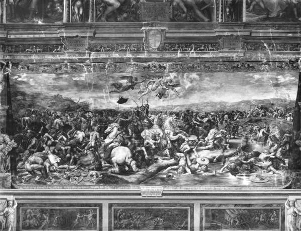 Detail of The battle of Constantine by Giulio Romano