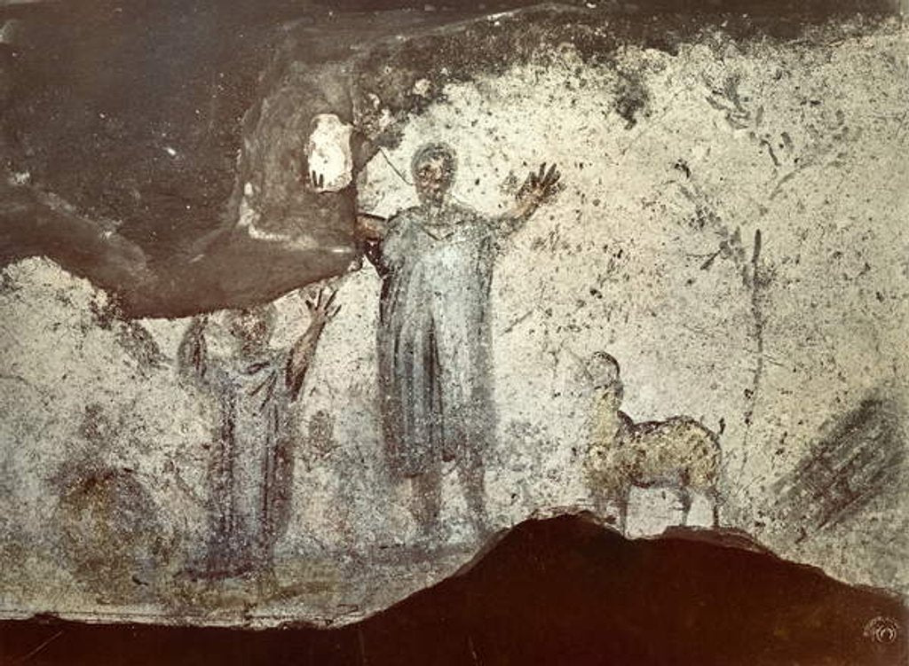 Detail of The Sacrifice of Abraham by Paleo-Christian