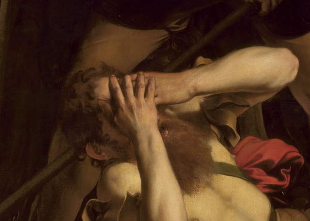 Detail of The Conversion of St. Paul by Michelangelo Merisi da Caravaggio