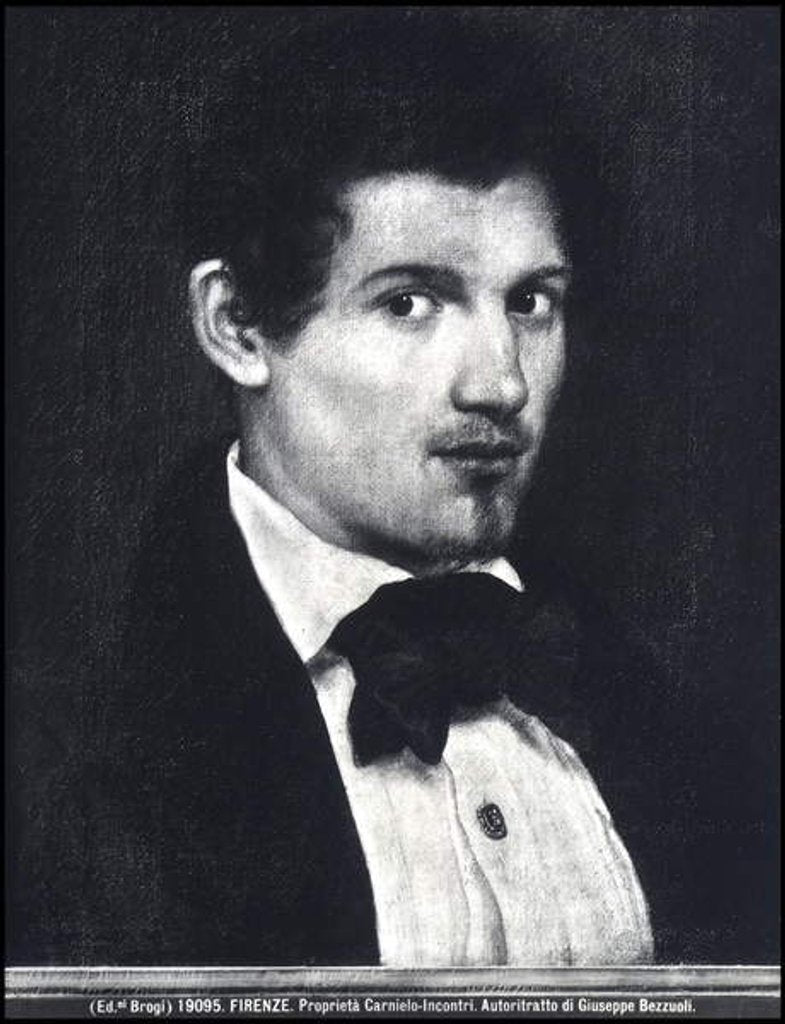 Detail of Self portrait, c.1795-1830 by Giuseppe Bezzuoli