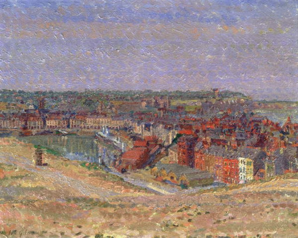 Detail of Dieppe, c.1911 by Harold Gilman