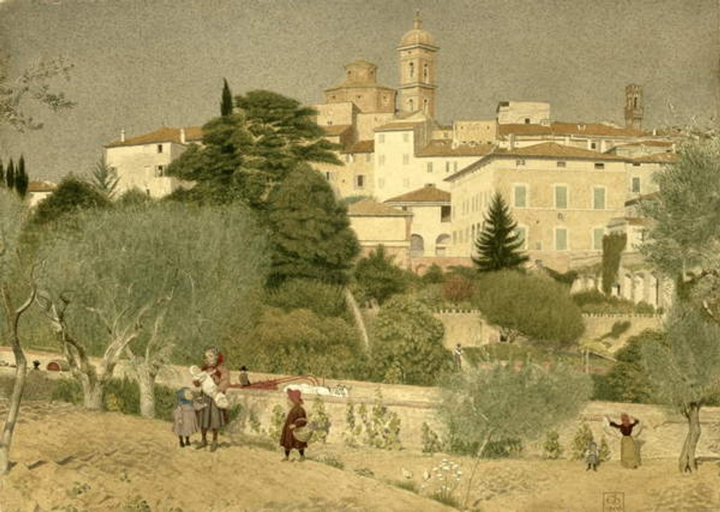 Detail of In Tuscany, 1906 by Joseph Edward Southall