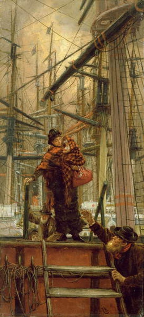 Detail of Emigrants, c.1879 by James Jacques Joseph Tissot