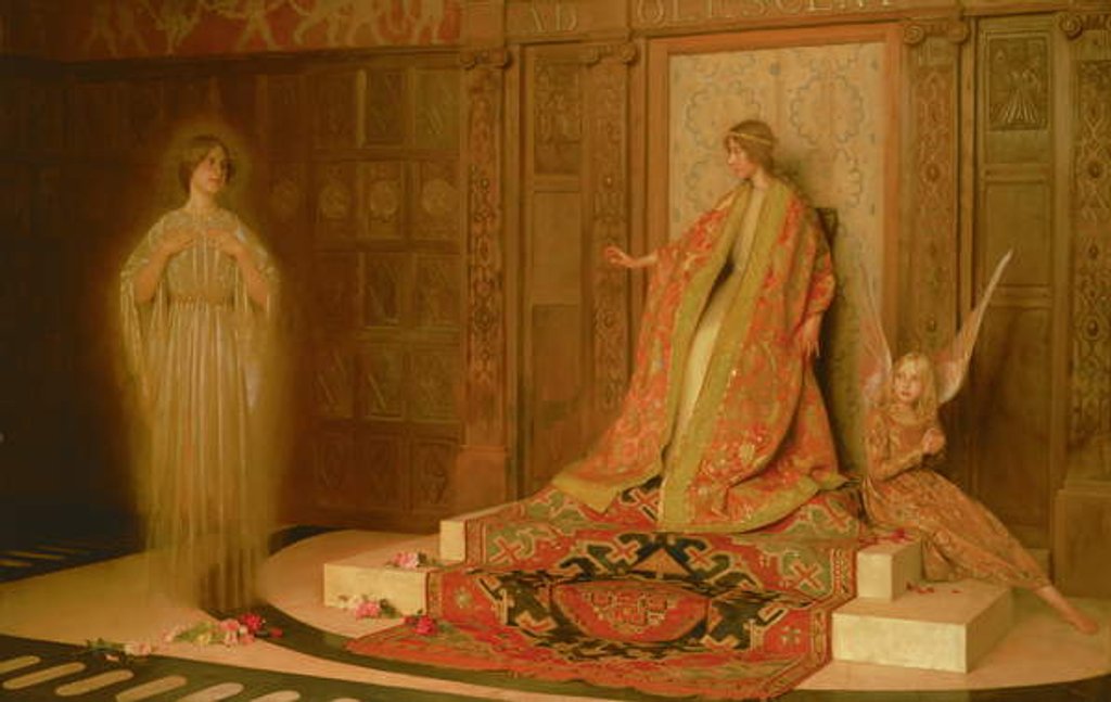 Detail of The Dawn of Womanhood by Thomas Cooper Gotch