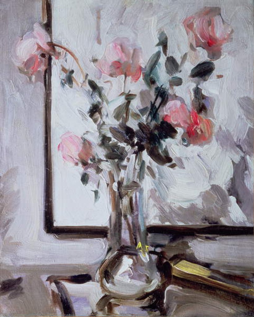 Detail of Still Life with Roses by Samuel John Peploe