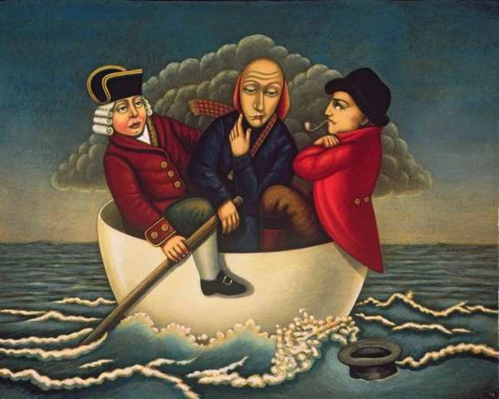 Detail of The Three Wise Men of Gotham, 2005 by Frances Broomfield