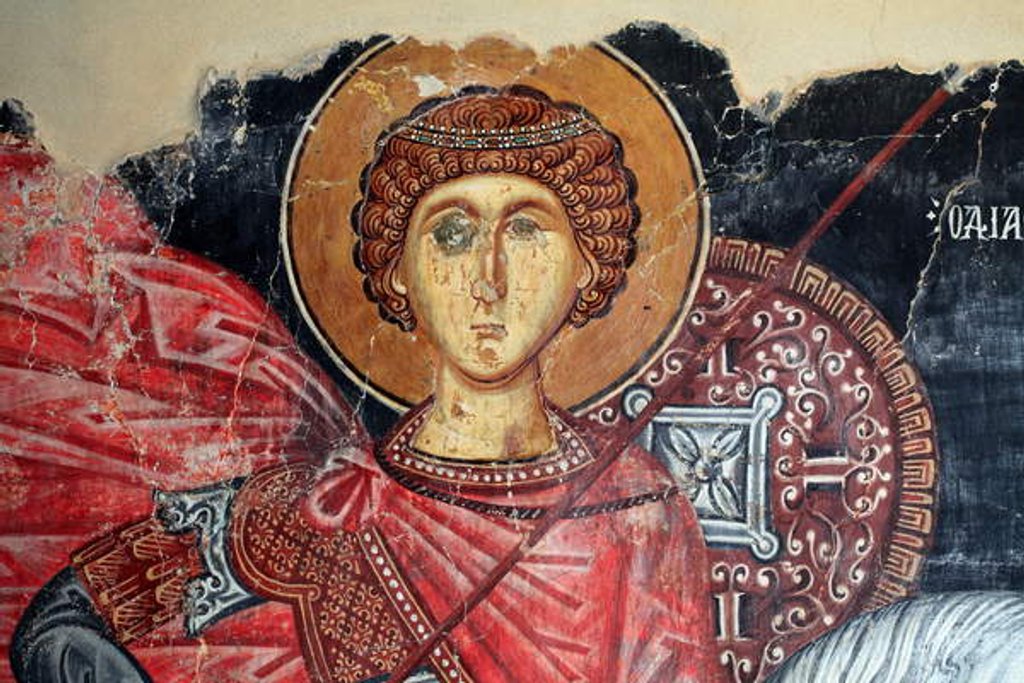 Detail of Saint George by Anonymous