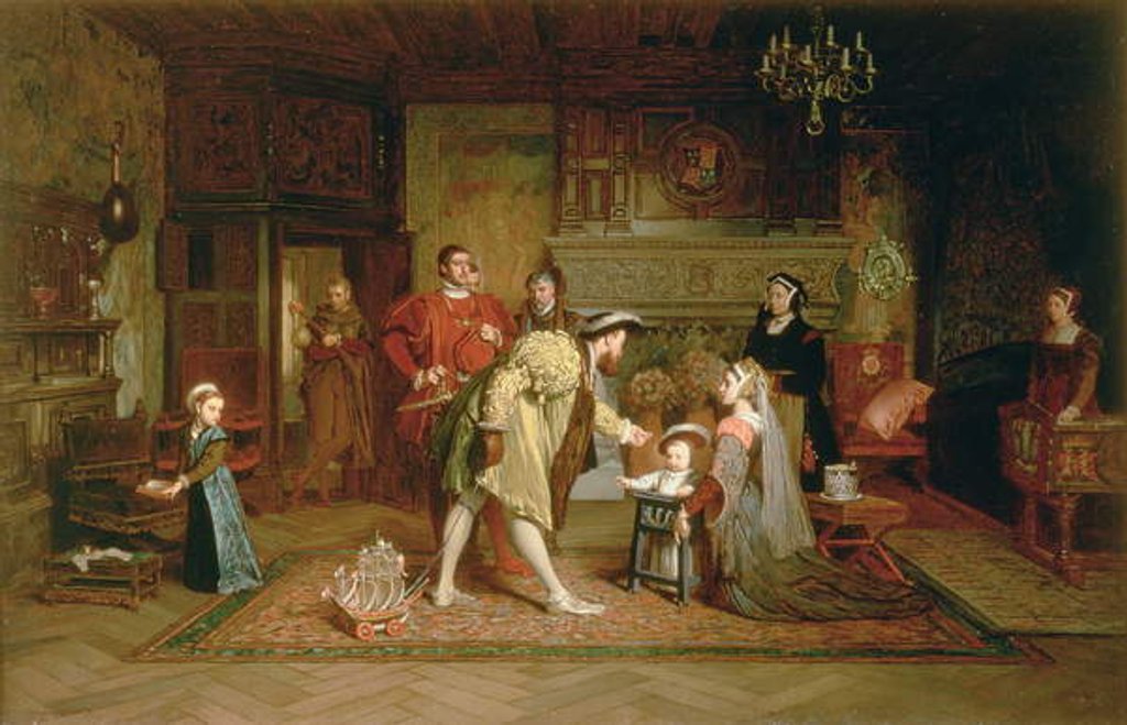 Detail of The Royal Nursery, 1538 by Marcus Stone