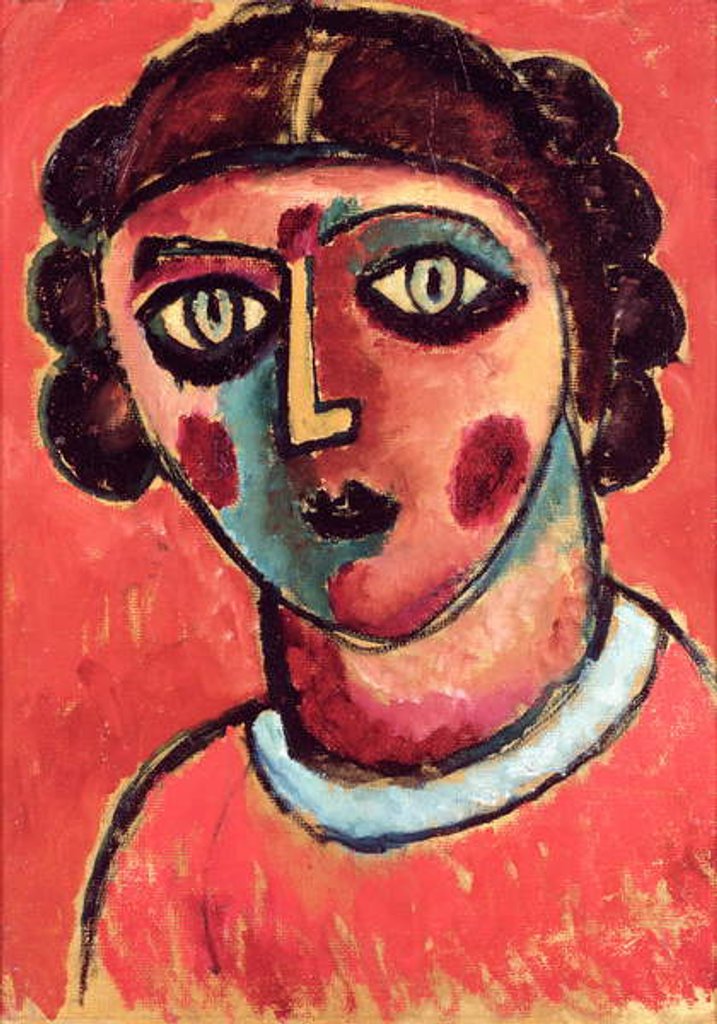 Detail of Head by Alexej von Jawlensky