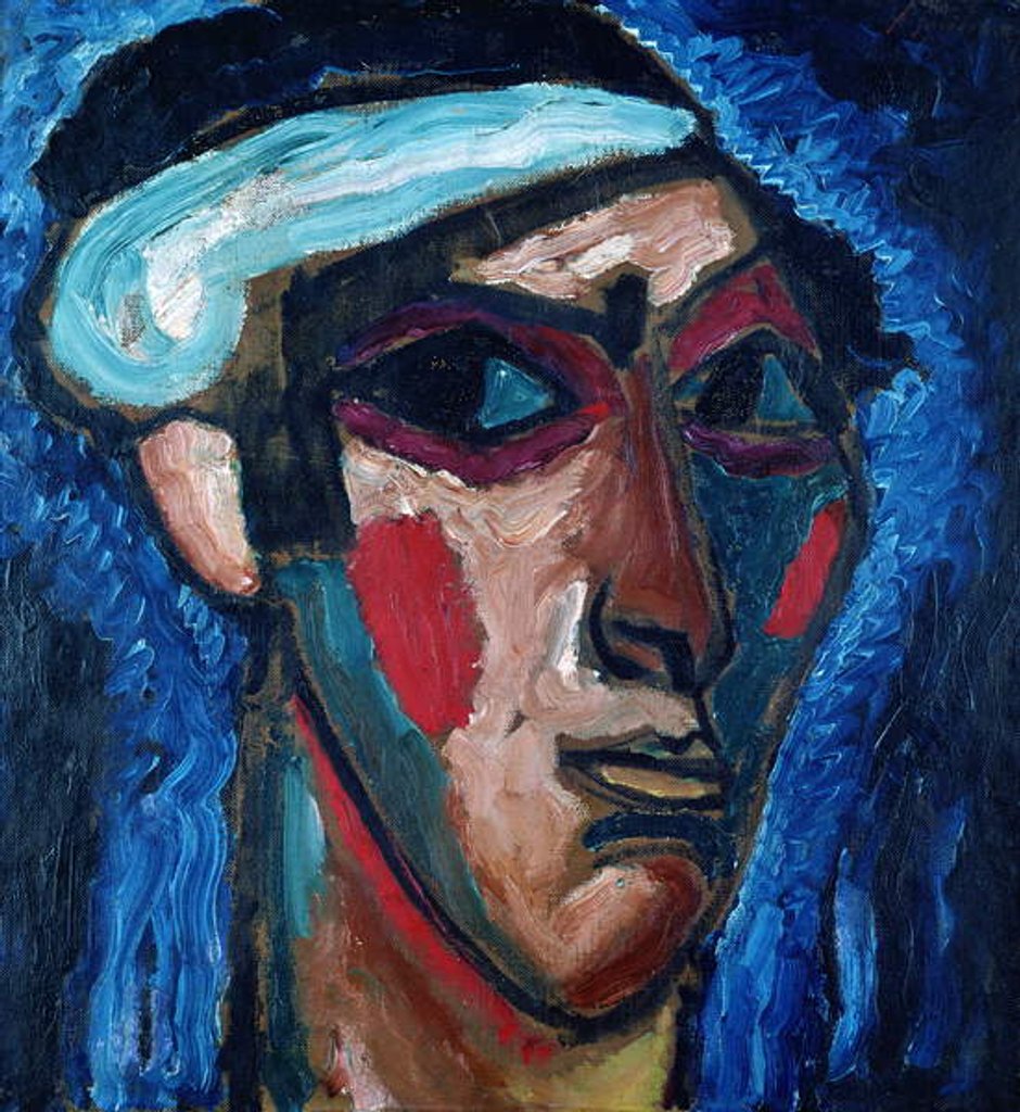 Detail of Head of a Man, c.1911 by Alexej von Jawlensky