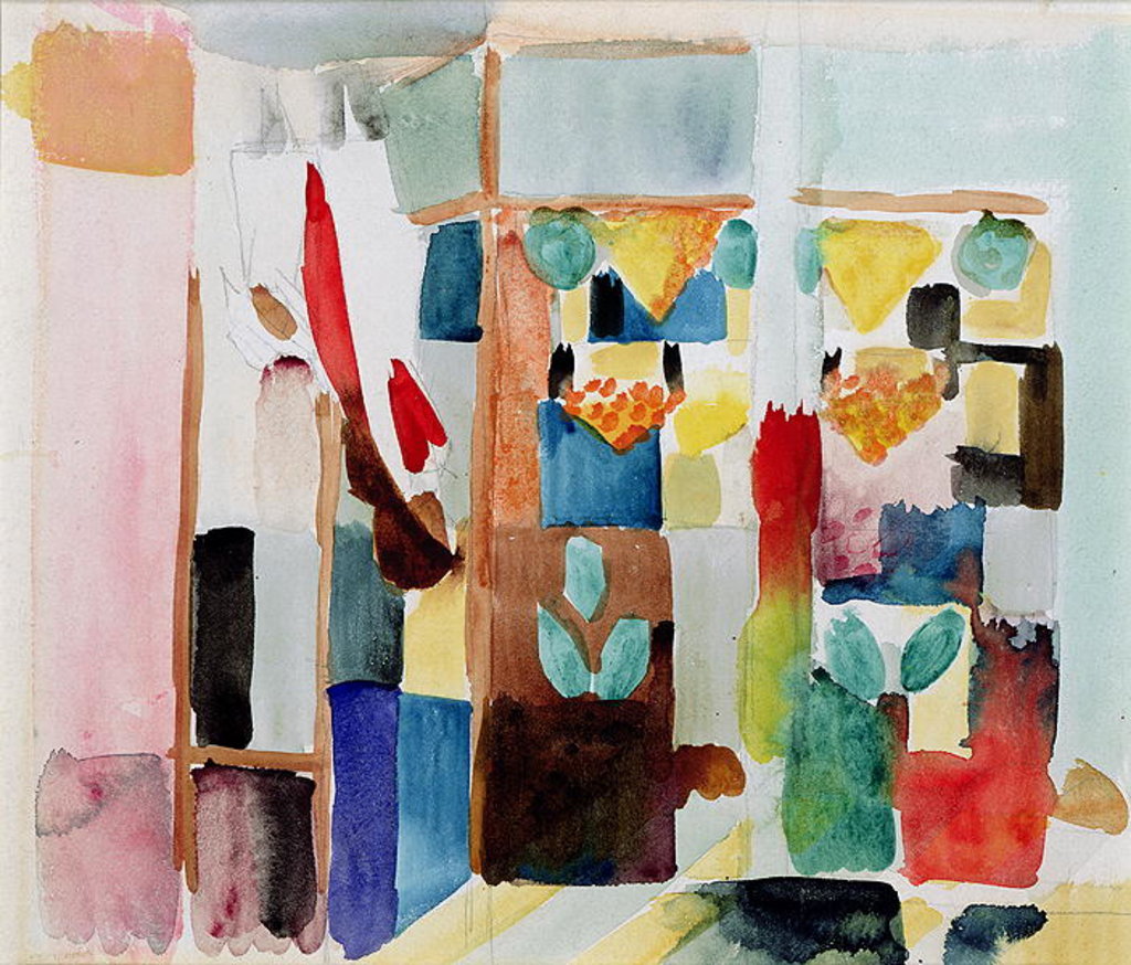 Detail of Children at the Greengrocer's I, 1913 by August Macke