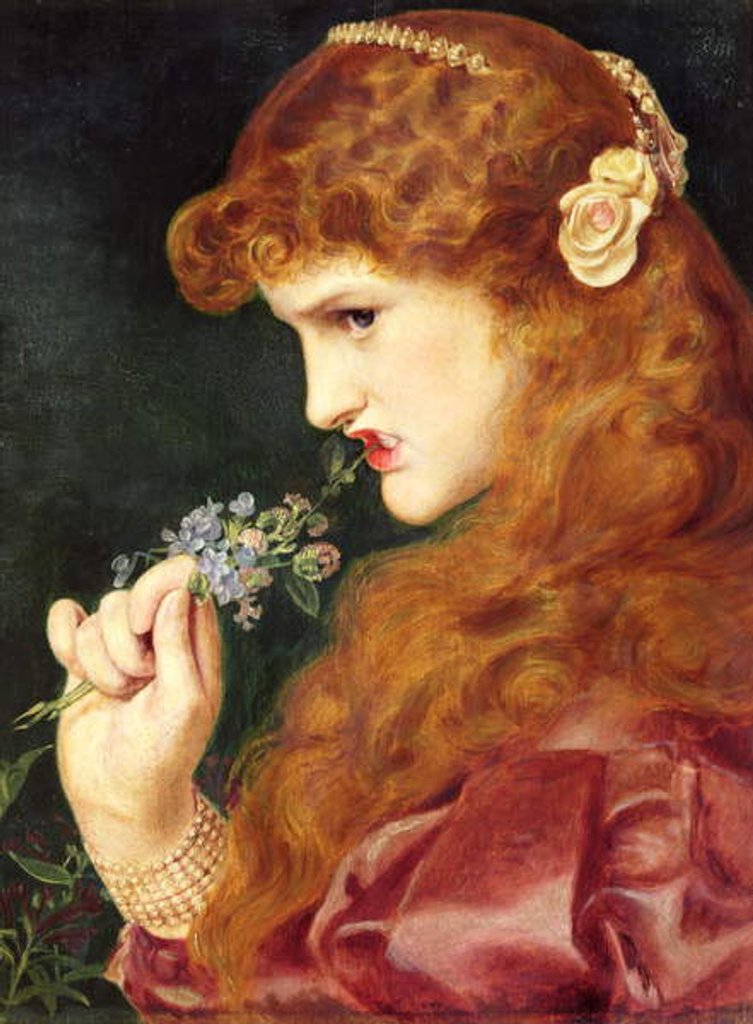 Detail of Love's Shadow, 1867 by Anthony Frederick Augustus Sandys
