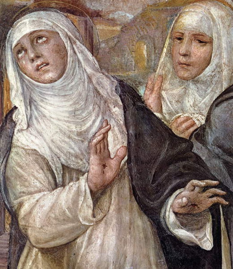 Detail of The ecstasy of Saint Catherine, detail, 1526 by Giovanni Antonio Bazzi Sodoma
