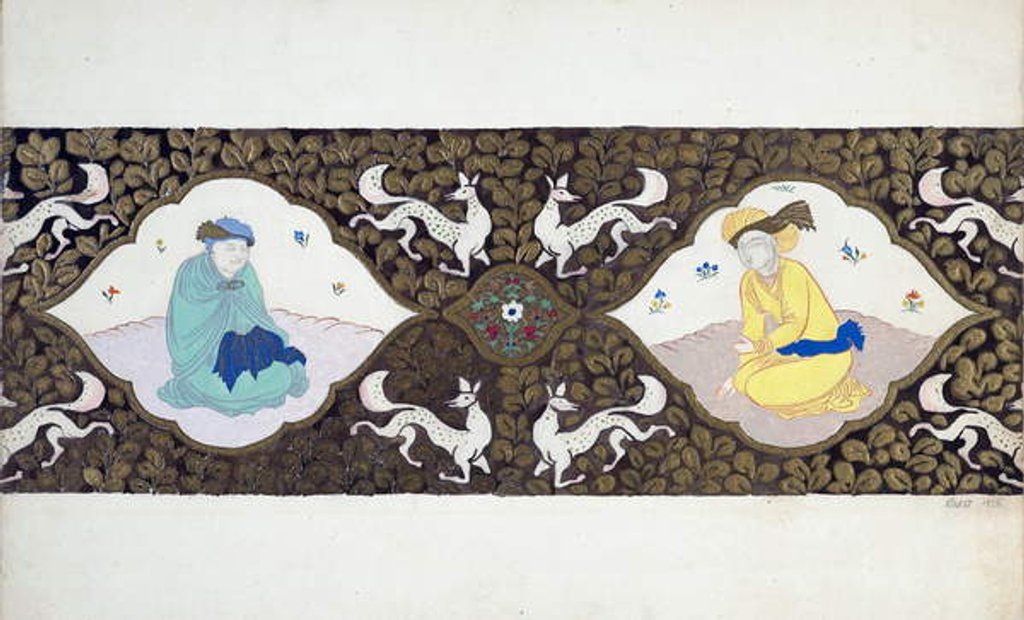 Detail of Preparatory design for the ballet 'Ishtar' by Bohuslav Martinu, 1922 by Leon Bakst