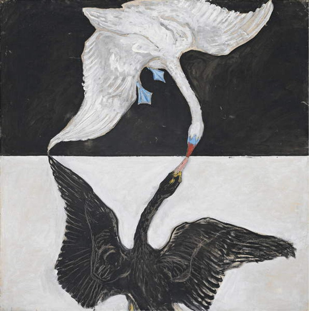 Detail of Group IX/SUW, No. 1, The Swan, No. 1, 1914-1915 by Hilma af Klint