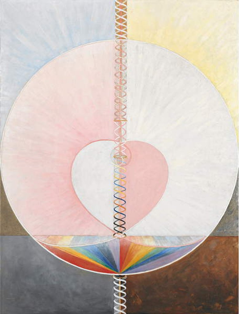 Detail of Group IX/UW, No. 25, The Dove, No. 1 by Hilma af Klint