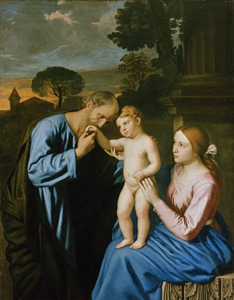 Detail of The Holy Family by Il Sassoferrato