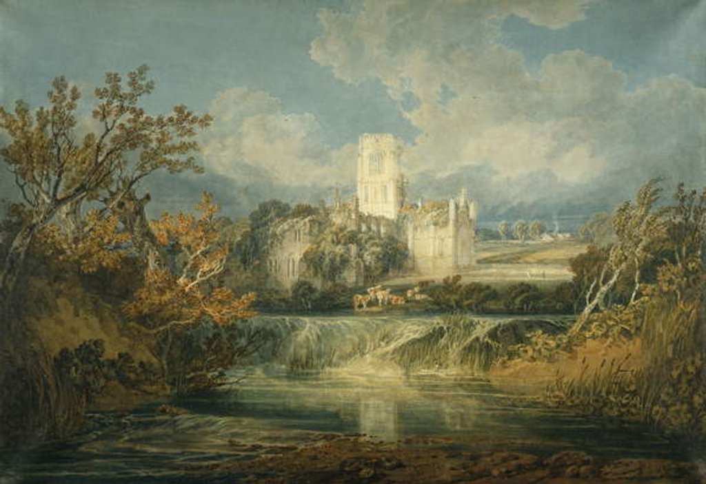 Detail of Kirkstall Abbey, Yorkshire, 1797 by Joseph Mallord William Turner