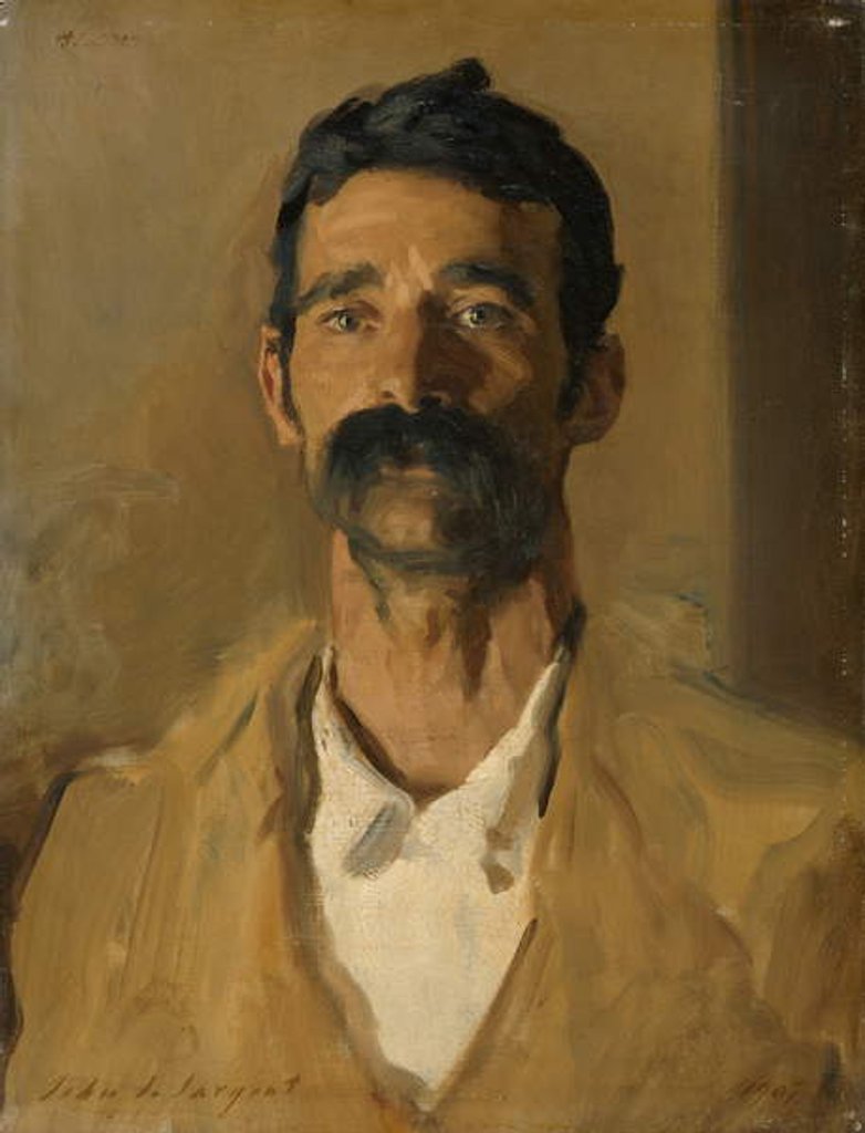 Detail of Study of a Sicilian peasant, 1907 by John Singer Sargent