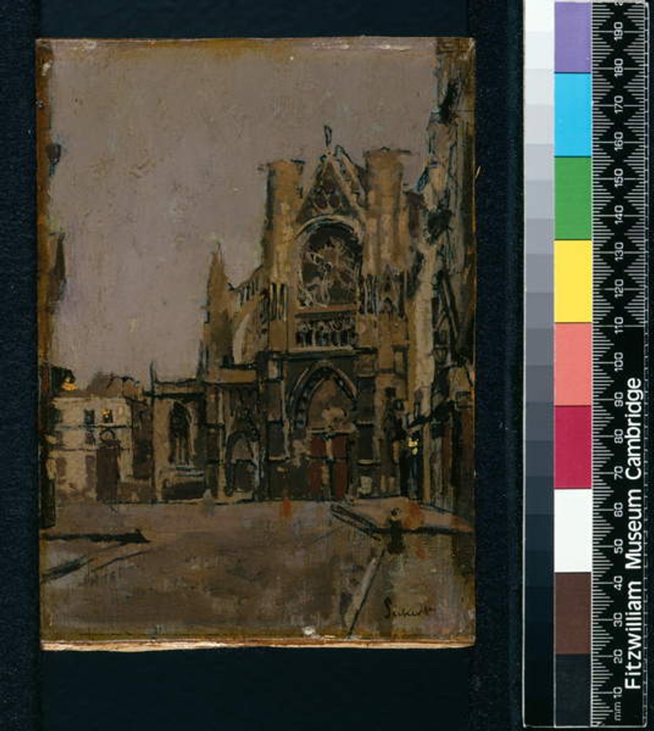 Detail of Church of St Jacques, Dieppe, 1899-1900 by Walter Richard Sickert