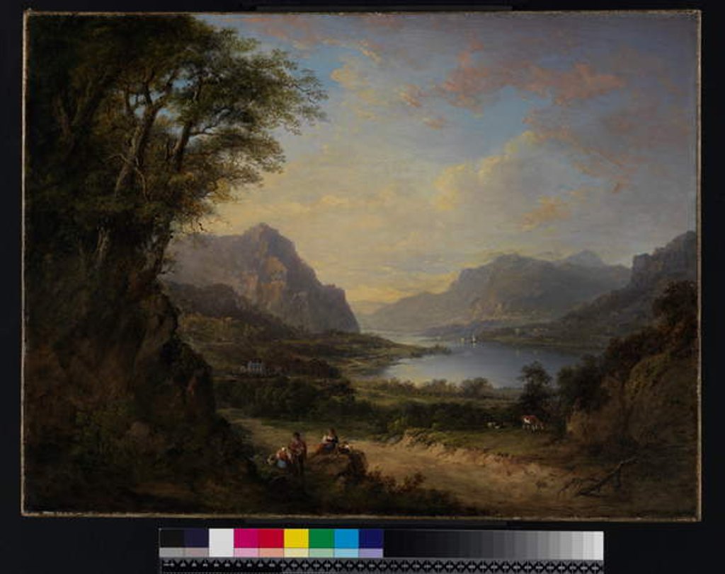 Detail of Loch Doon, Ayrshire, before 1840 by Alexander Nasmyth