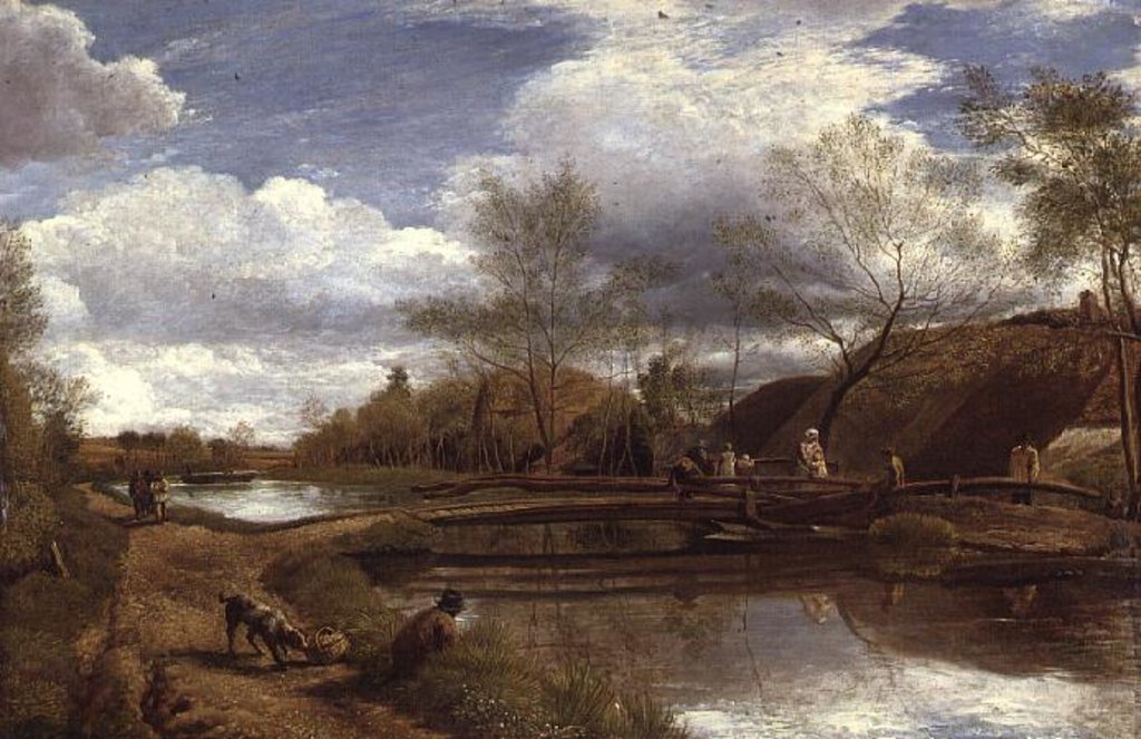 Detail of The River Kennet, near Newbury, 1815 by John Linnell