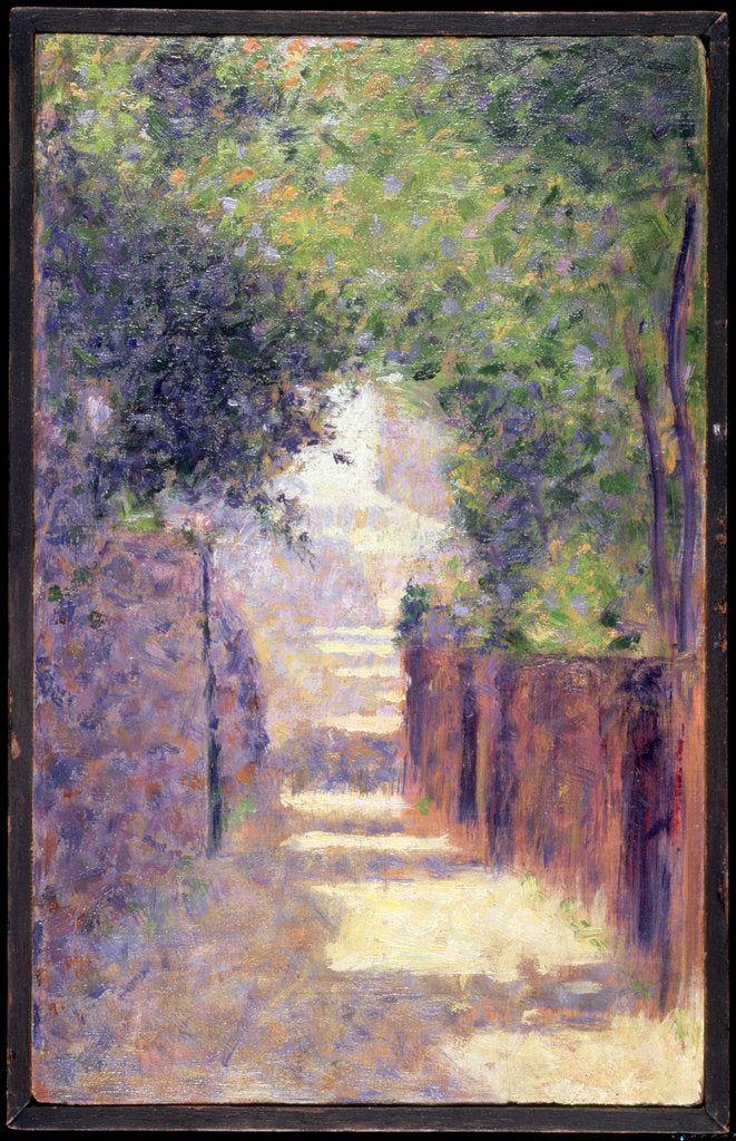 Detail of Rue St. Vincent in Spring, c.1884 by Georges Pierre Seurat