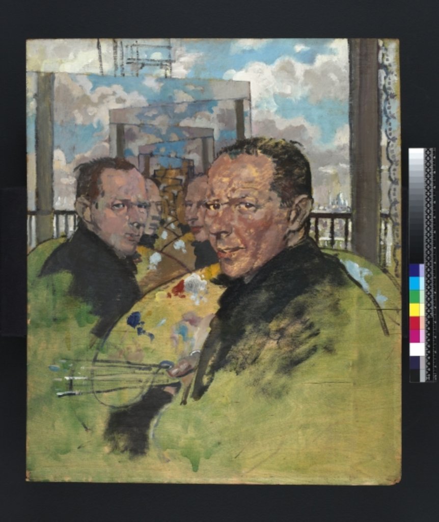 Detail of Self Portrait, c.1924 by William Orpen