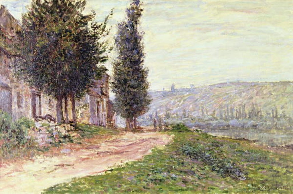 Detail of Riverbank at Lavacourt, 1879 by Claude Monet