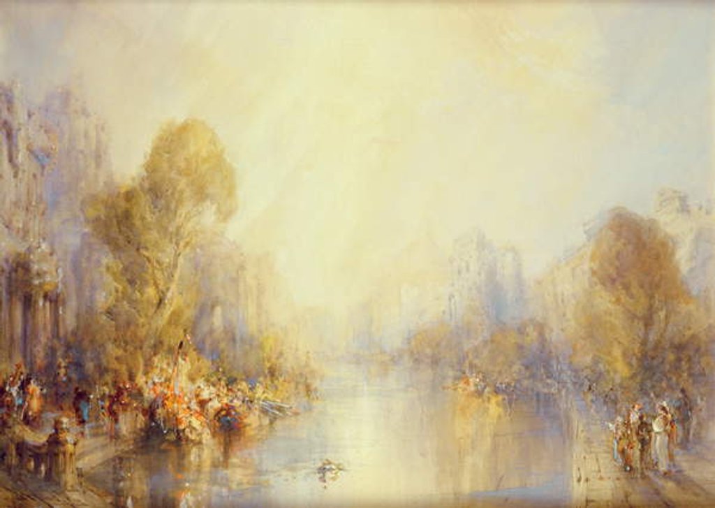 Detail of Romantic landscape by Frank Wasley