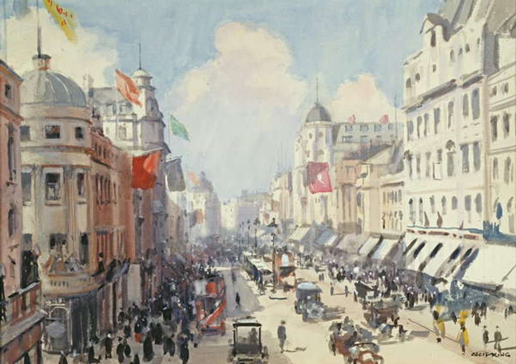 Detail of Regent Street, London by Cecil King